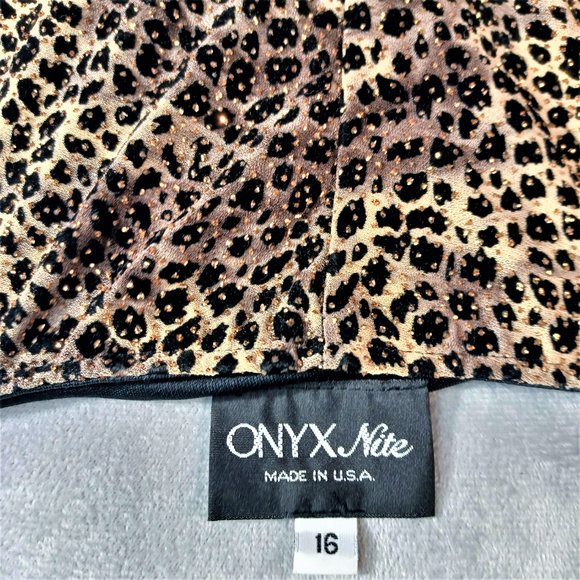 Onyx Nite Full Length Party/Cocktail/Evening Dress Size 16 NWT - Picture 8 of 8